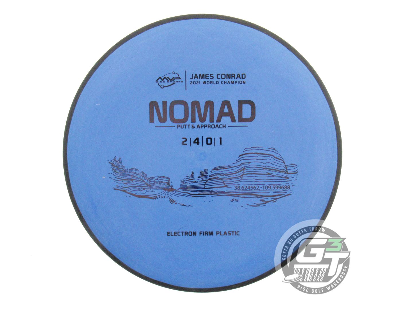 MVP Electron Firm Nomad [James Conrad 1X] Putter Golf Disc (Individually Listed)