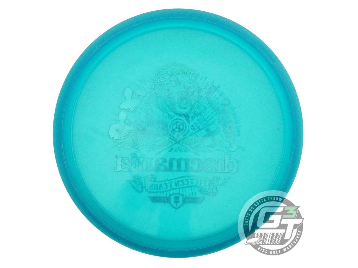 USED DiscMania [15 YEAR] C-Line MD1 178g Teal Rainbow Foil Midrange Golf Disc