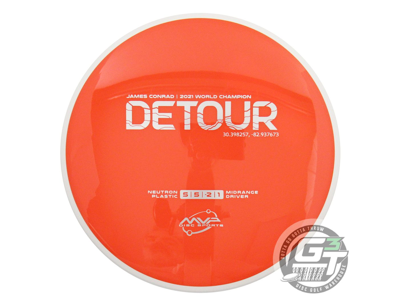 MVP Neutron Detour [James Conrad 1X] Midrange Golf Disc (Individually Listed)