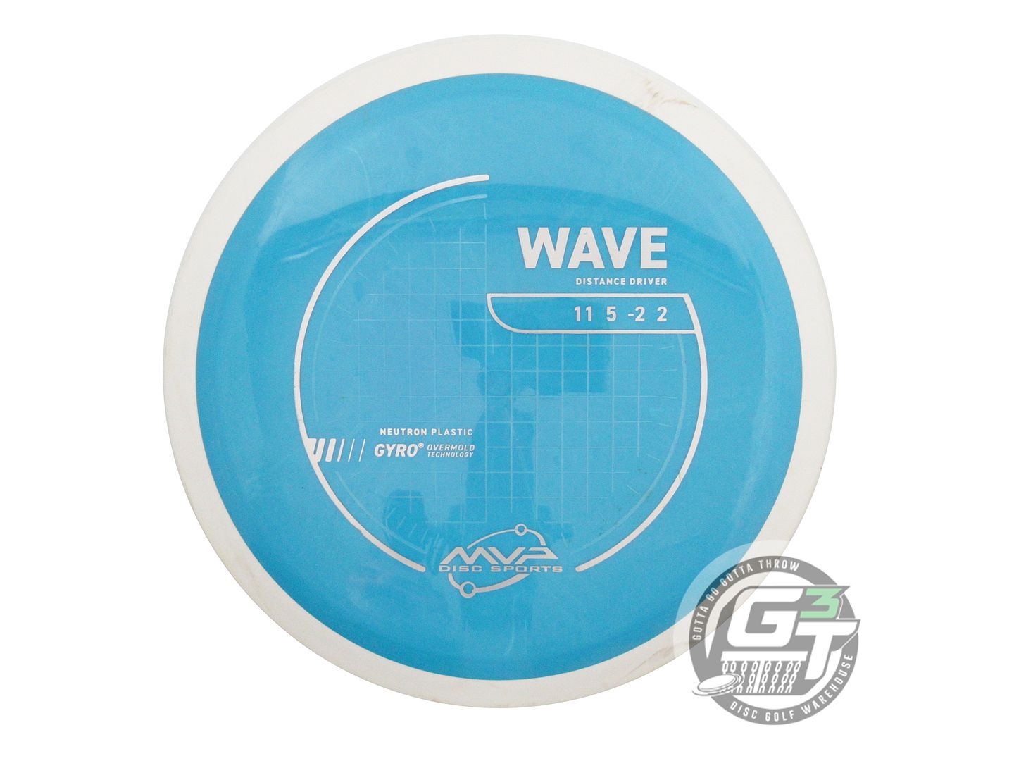USED MVP Disc Sports Neutron Wave 174g Teal Distance Driver Golf Disc