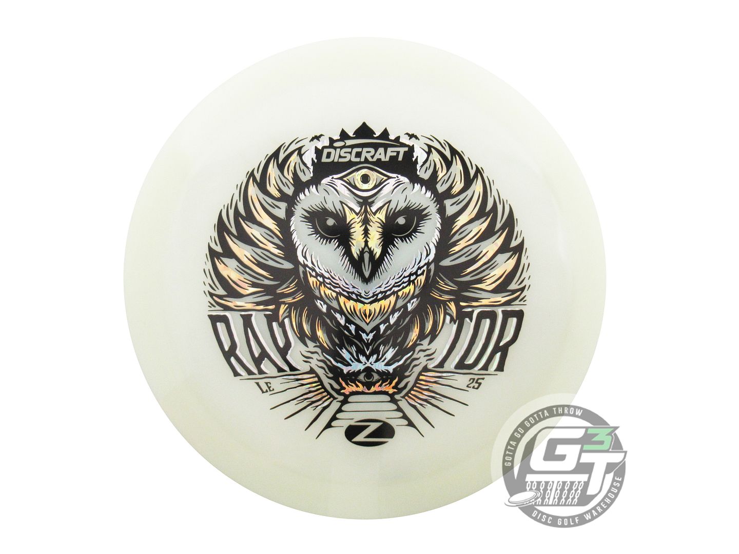Discraft Limited Edition 2025 Ledgestone Open UV Elite Z Raptor Distance Driver Golf Disc (Individually Listed)