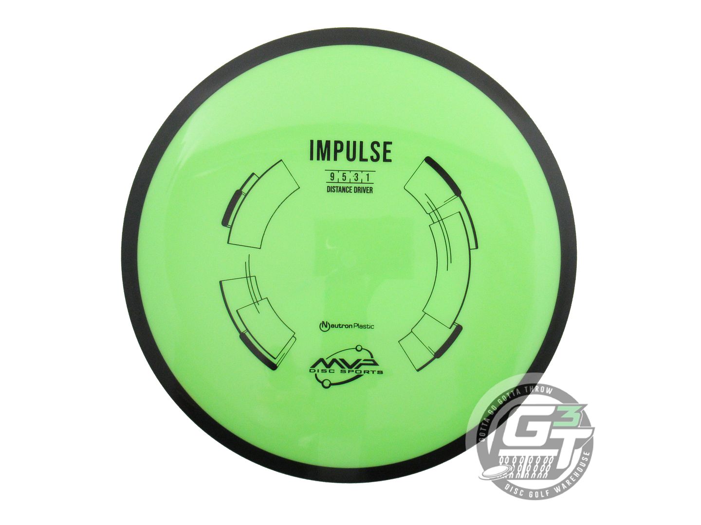 MVP Neutron Impulse Distance Driver Golf Disc (Individually Listed)