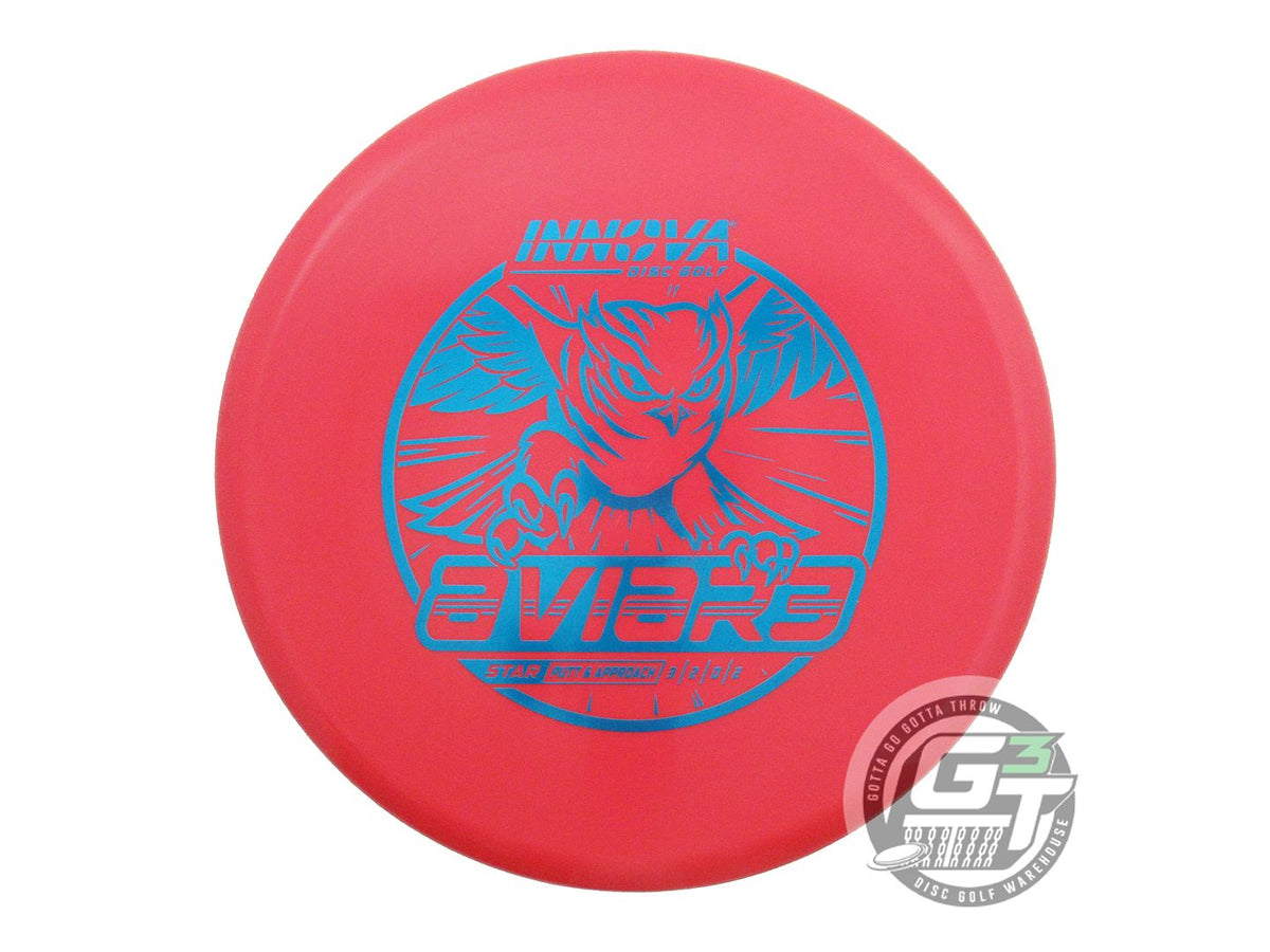 USED Innova Star Aviar3 173g Red Blue Foil Putter Golf Disc