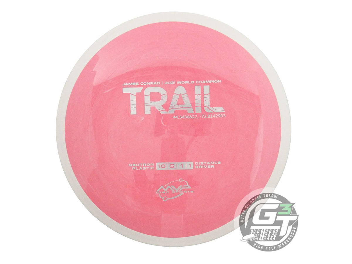 USED MVP Disc Sports Neutron Trail 173g Pink Distance Driver Golf Disc