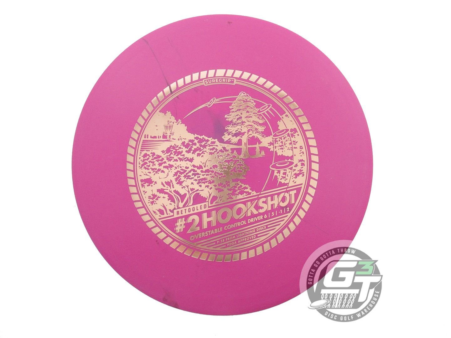 Lightning Sure Grip #2 Hookshot Fairway Driver Golf Disc (Individually Listed)