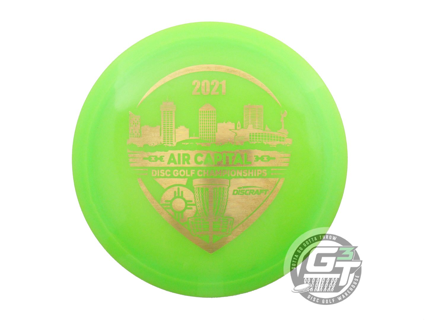 USED Discraft Z Undertaker 174g Lime Gold Holo Foil Distance Driver Golf Disc
