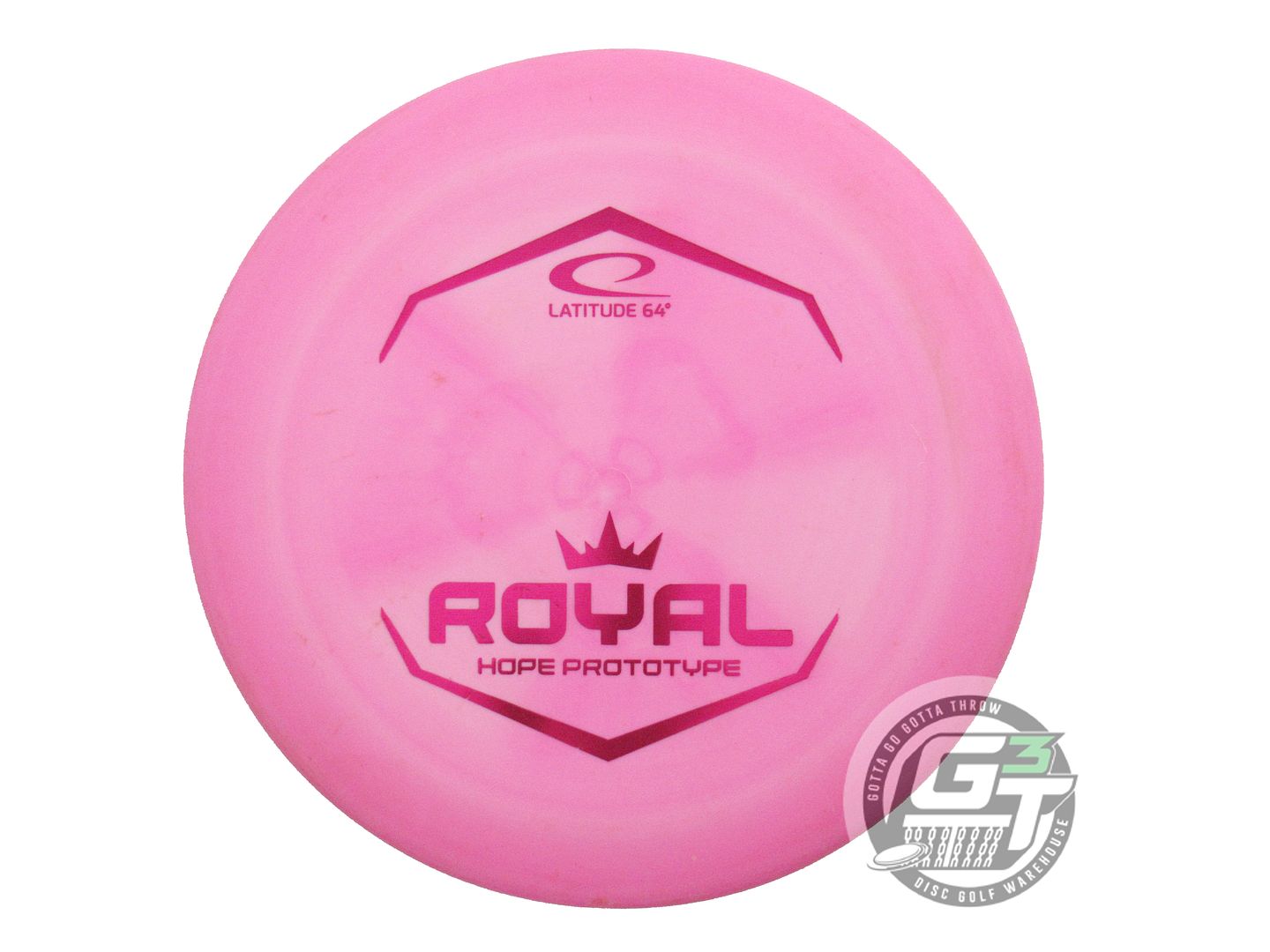 USED Latitude 64 PROTO Royal Sense Hope 173g Pink Red Foil Putter Golf Disc