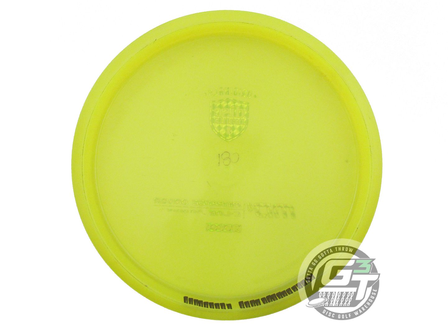 USED DiscMania C-Line MD4 180g Yellow Silver Prism Foil Midrange Golf Disc