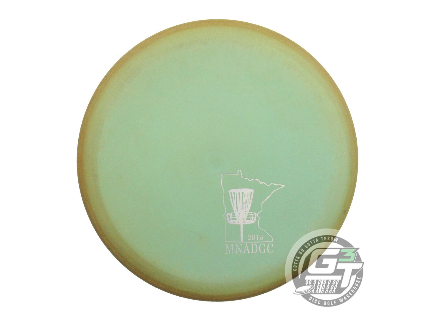 USED Gateway [MNADGC] SureGrip SSS Warlock 174g Mustard-Seafoam Putter Golf Disc