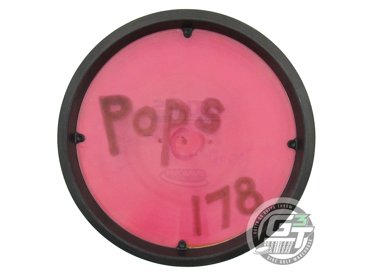 USED Innova Champion Atlas 178g Magenta White Stamp Black Rim Midrange Golf Disc