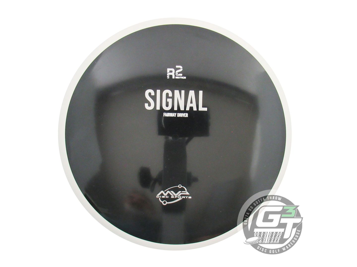 NOS MVP Disc Sports R2 Neutron Signal 171g Black White Rim Fairway Driver Disc