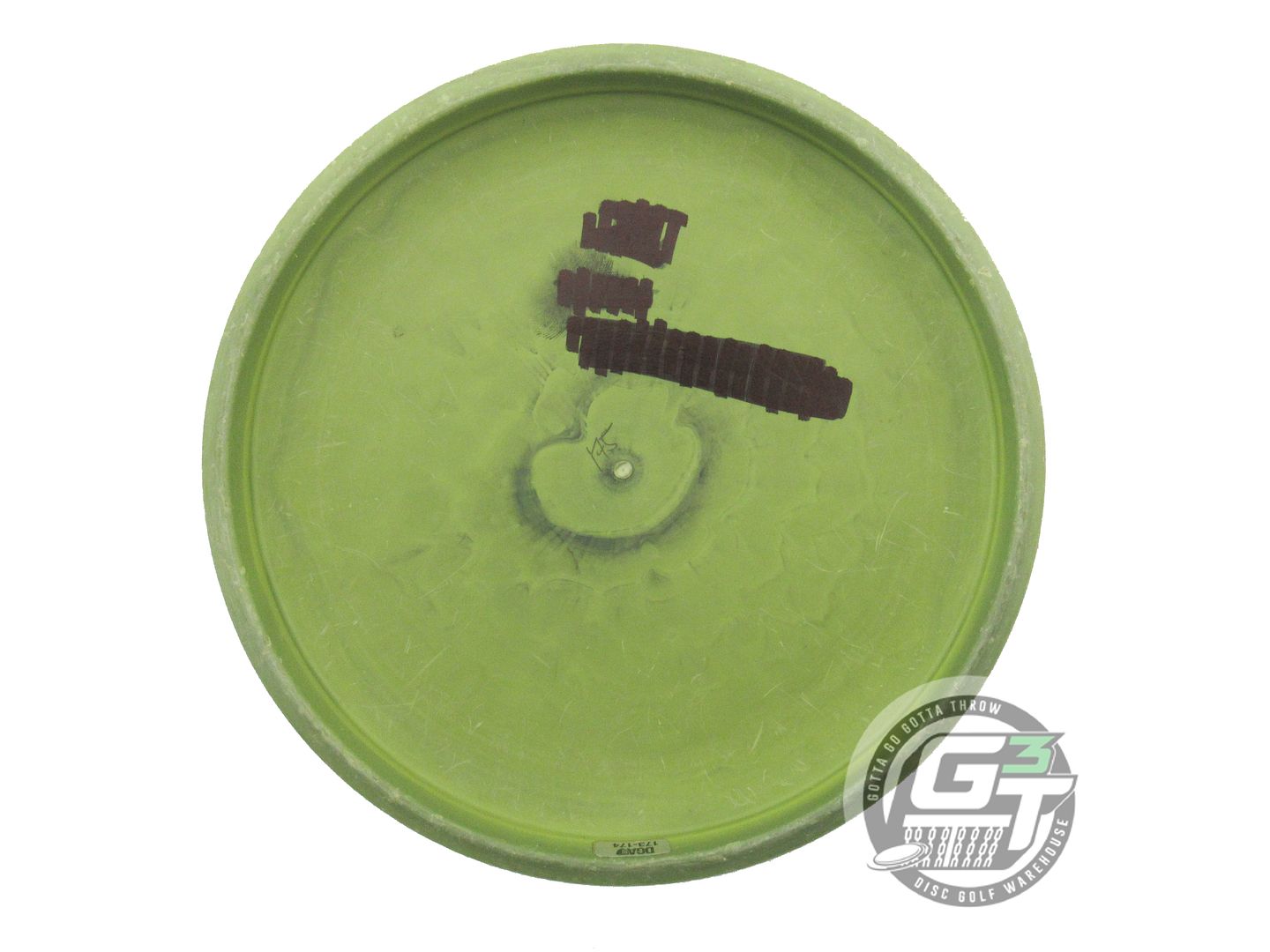 USED DGA D-Line Steady BL 175g Green Blue Shatter Foil Putter Golf Disc