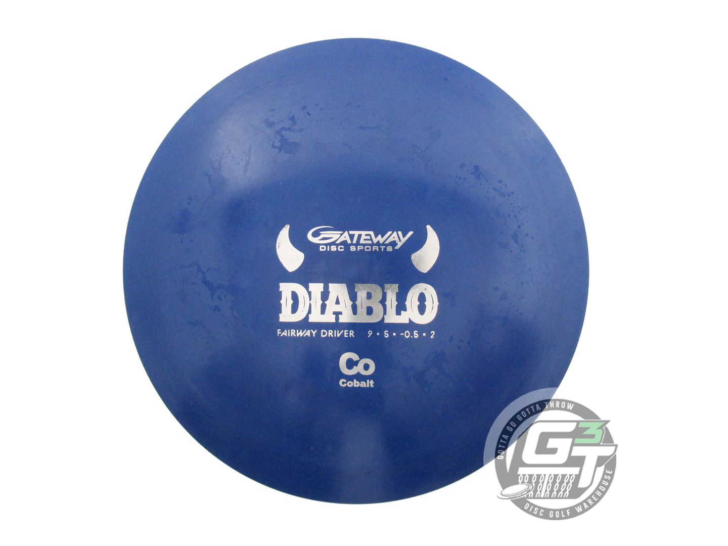 USED Gateway Cobalt Diablo 168g Blue Silver Foil A Distance Driver Golf Disc