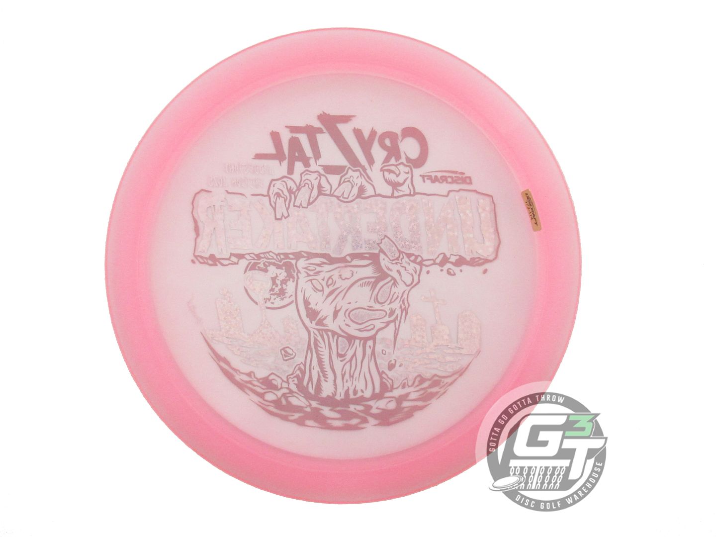NOS Discraft [LEDGESTONE] CryZtal Undertaker 177g Pink Driver Golf Disc