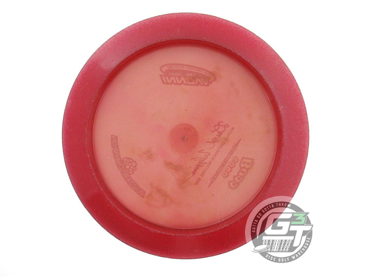 USED Innova Blizzard Boss 167g Red White Stamp Distance Driver Golf Disc