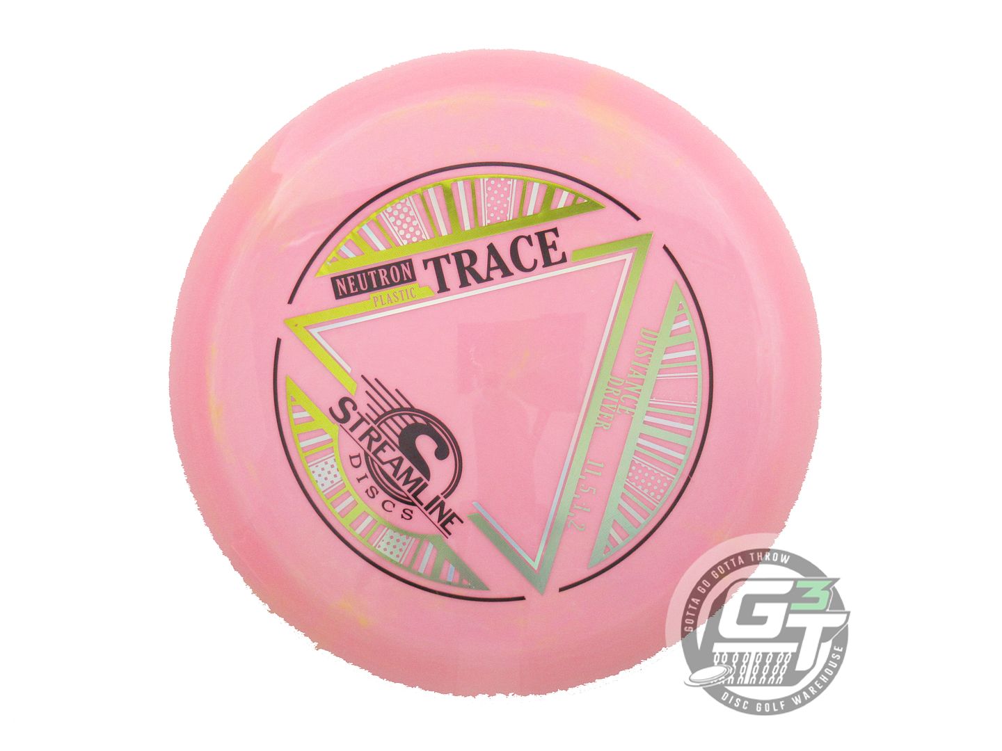 USED Streamline Discs Neutron Trace 169g Pink Distance Driver Golf Disc