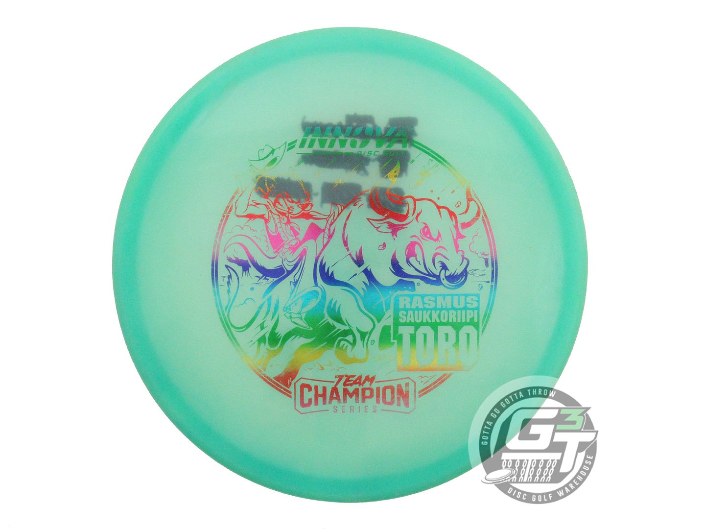 USED Innova [SAUKKORIIPI] Proto Glow Champion Toro 176g Seafoam Midrange Disc