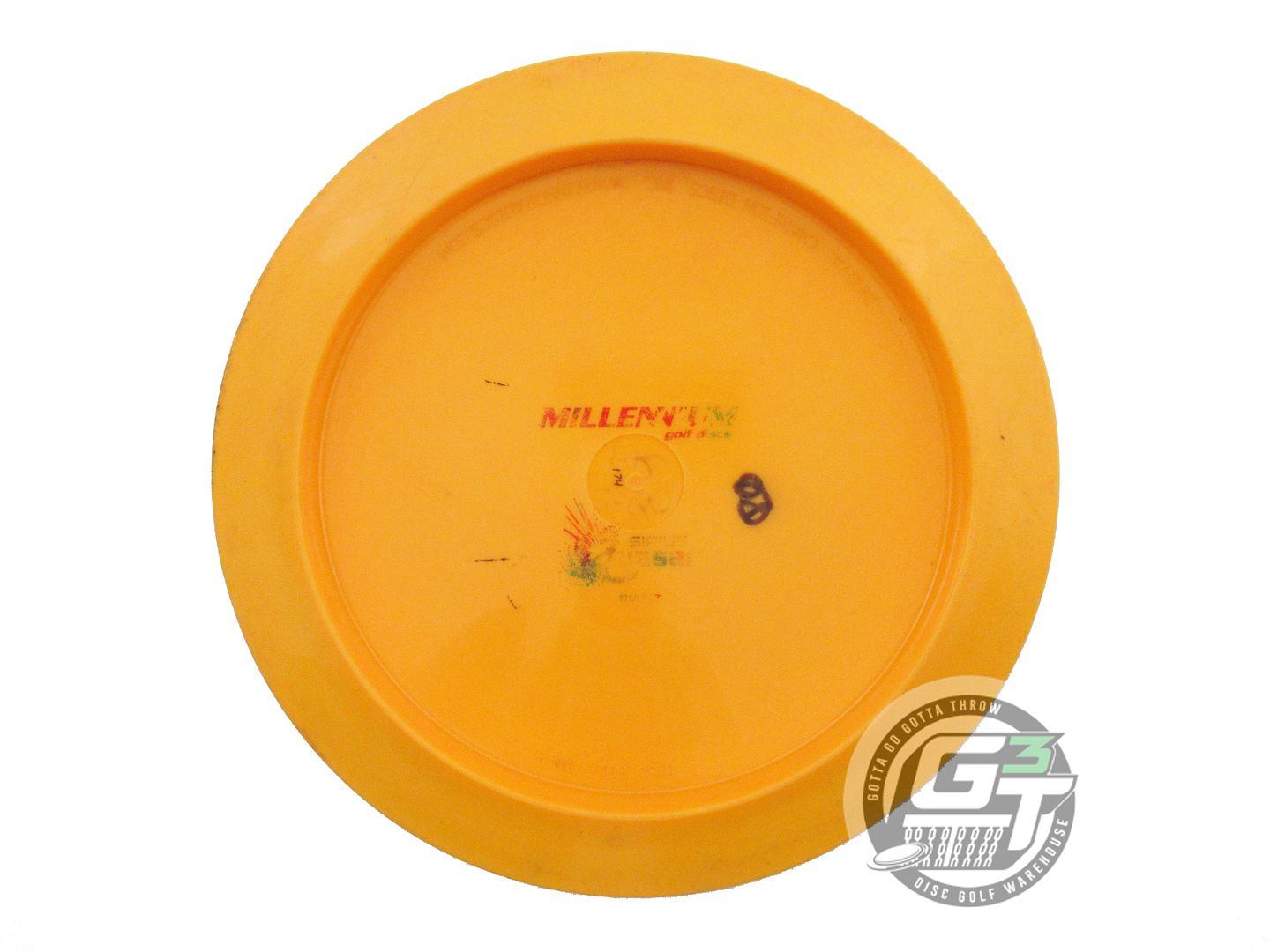 USED Millennium Backstamp Sirius Quasar 174g Marigold Distance Driver Golf Disc