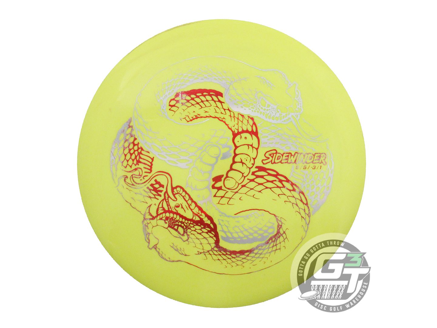 USED Innova XXL Star Sidewinder 168g Yellow Distance Driver Golf Disc