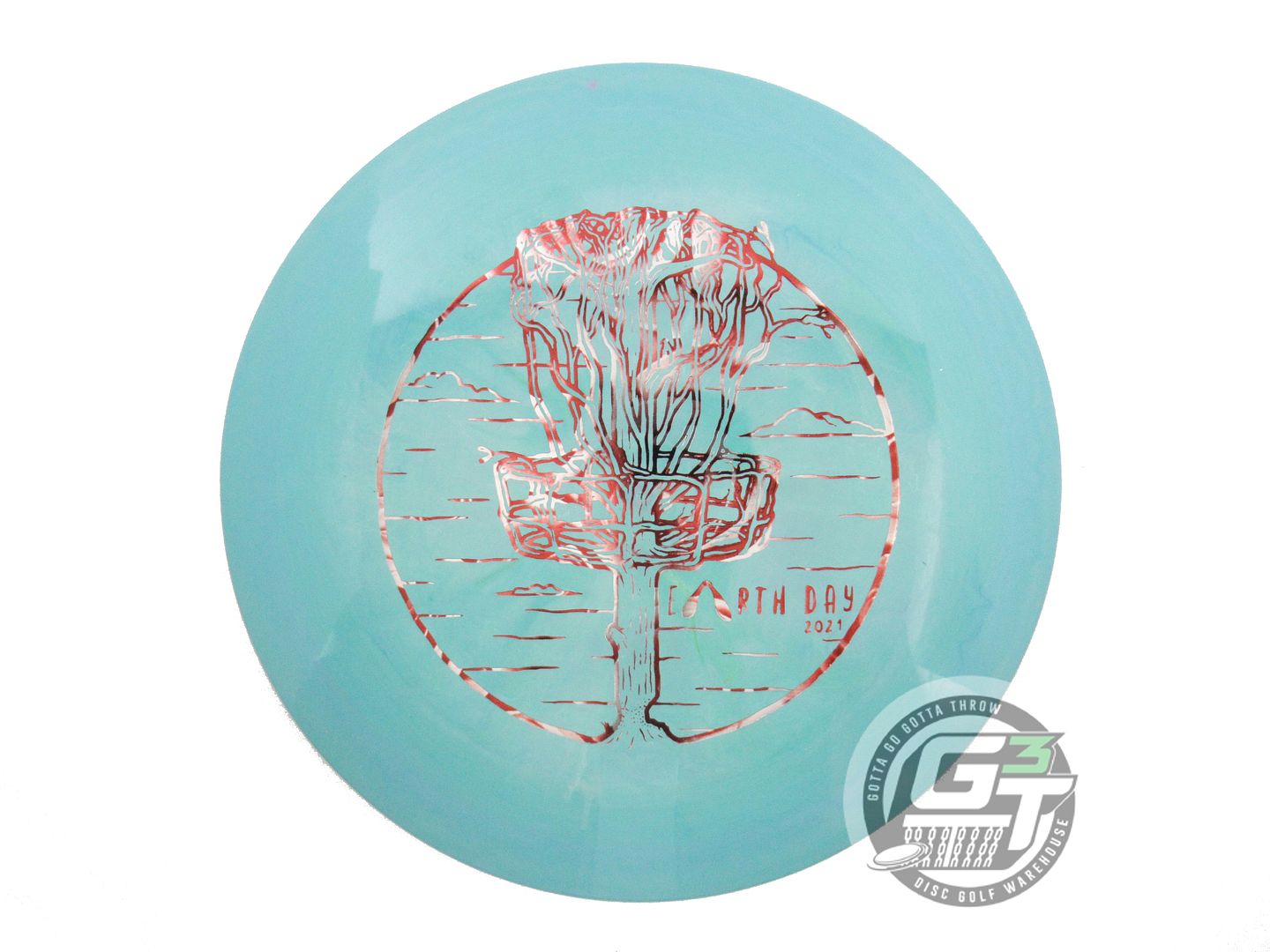 NOS Discraft ESP Undertaker 175g Seafoam Red Rose Foil Distance Driver Golf Disc