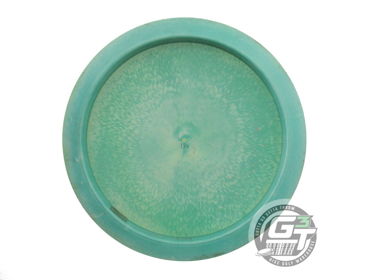 USED Discraft [BLUE RIBBON PINES] ESP Heat 174g Green Black Stamp Driver Disc