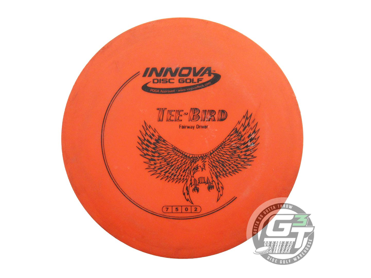 USED Innova DX Teebird 162g Orange Black Stamp Fairway Driver Golf Disc