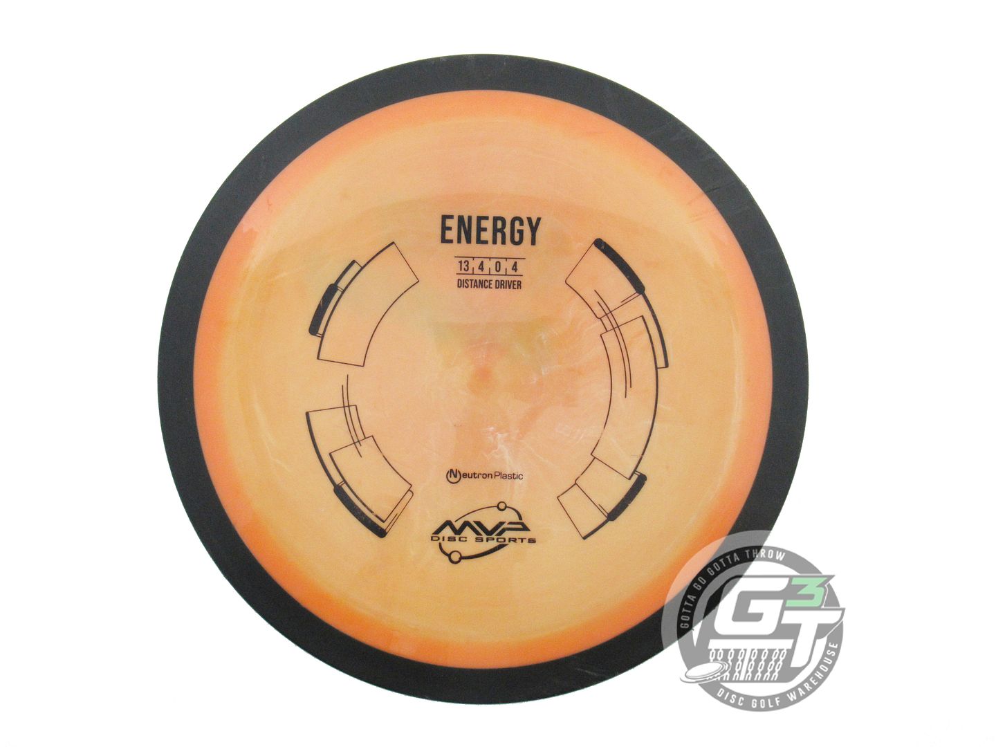 USED MVP Disc Sports Neutron Energy 169g Orange Distance Driver Golf Disc