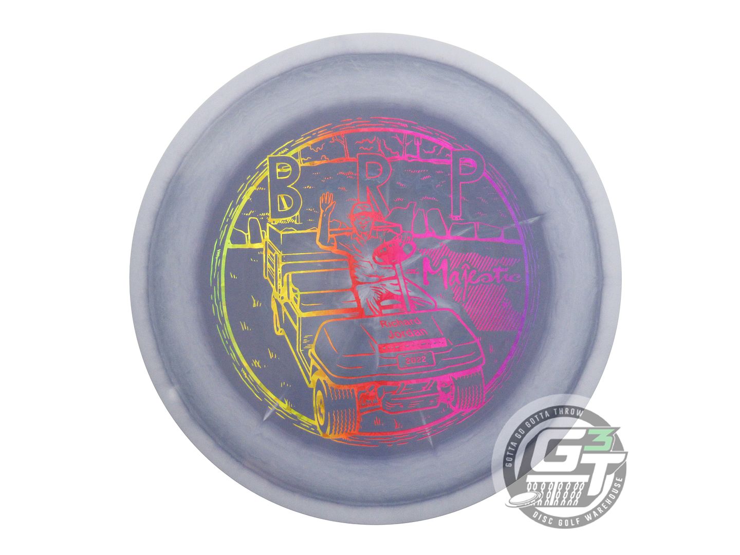 USED Discraft [BLUE RIBBON PINES] ESP Buzzz 180g Slate-Blue Midrange Golf Disc