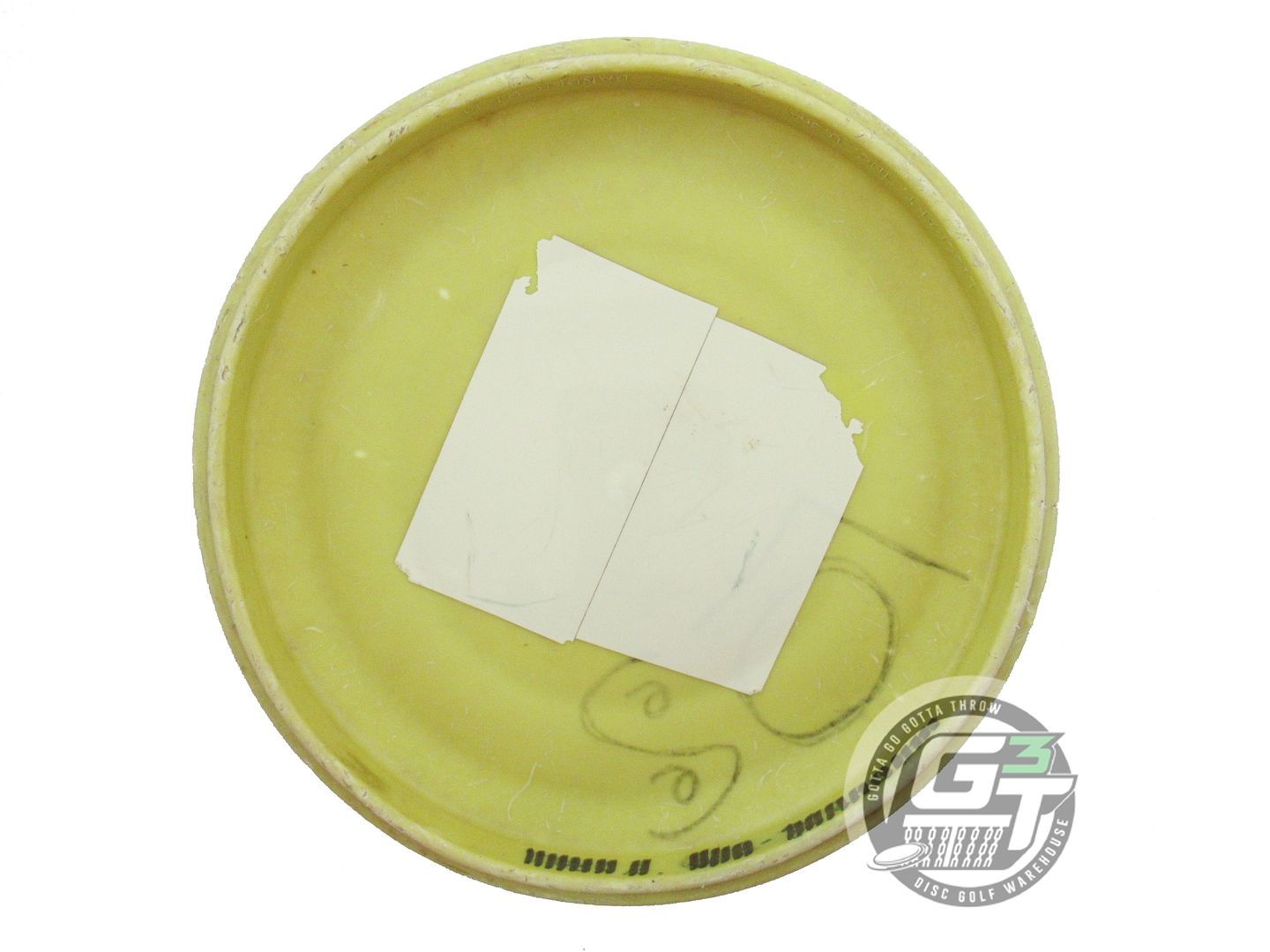 USED Discraft Pro D Banger GT 178g Yellow GLOW TAPE Putter Golf Disc