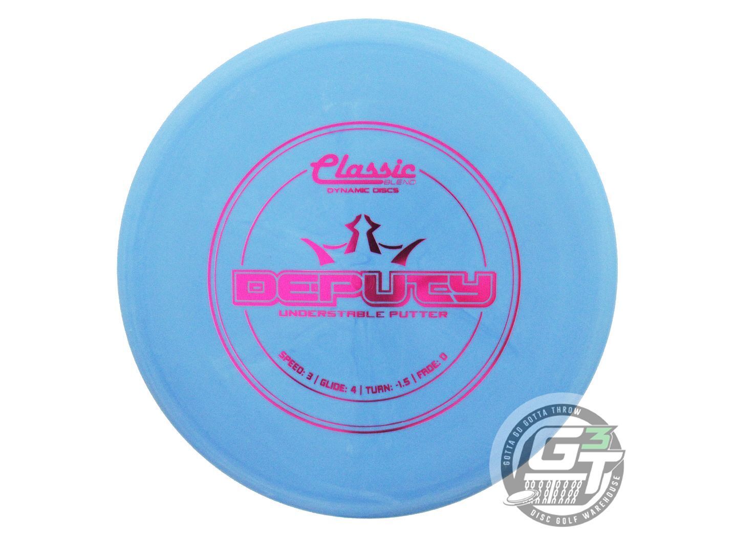 Dynamic Discs Classic Blend Deputy Putter Golf Disc (Individually Listed)