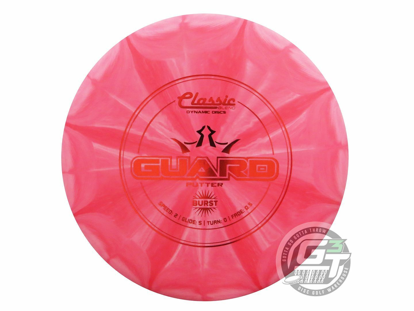 Dynamic Discs Classic Blend Burst Guard Putter Golf Disc (Individually Listed)
