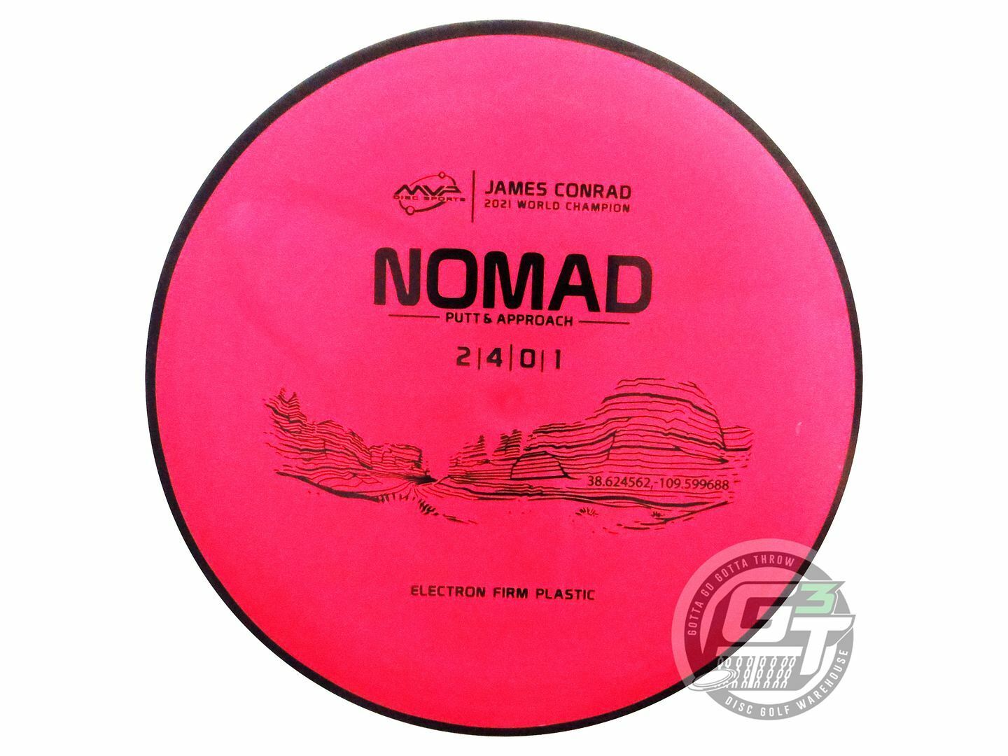 MVP Electron Firm Nomad [James Conrad 1X] Putter Golf Disc (Individually Listed)