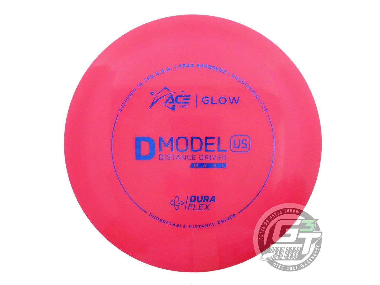 Prodigy Ace Line Glow DuraFlex D Model US Distance Driver Golf Disc (Individually Listed)