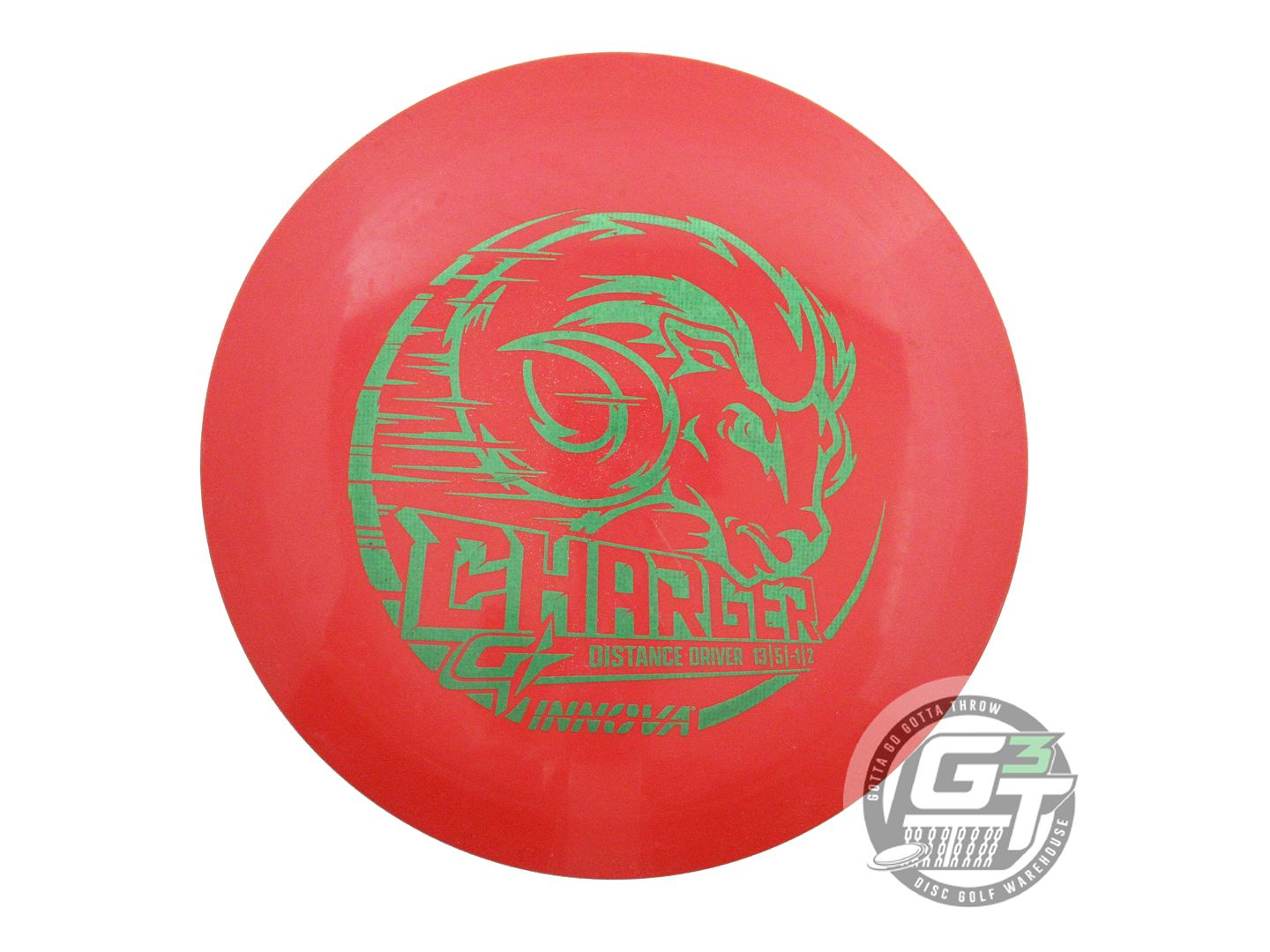 USED Innova GStar Charger 173g Red Green Matrix Foil Distance Driver Golf Disc