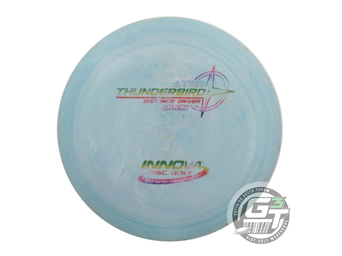USED Innova Star Thunderbird 172g Teal Rainbow Foil Distance Driver Golf Disc