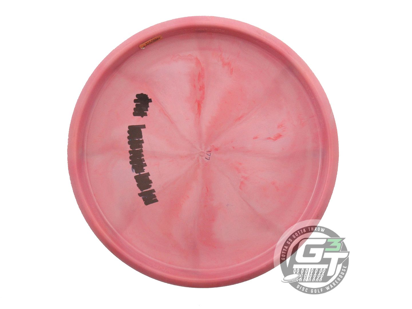 USED Discraft [LEDGESTONE] Swirly X Luna 177g Pink Gold Holo Foil Putter Disc