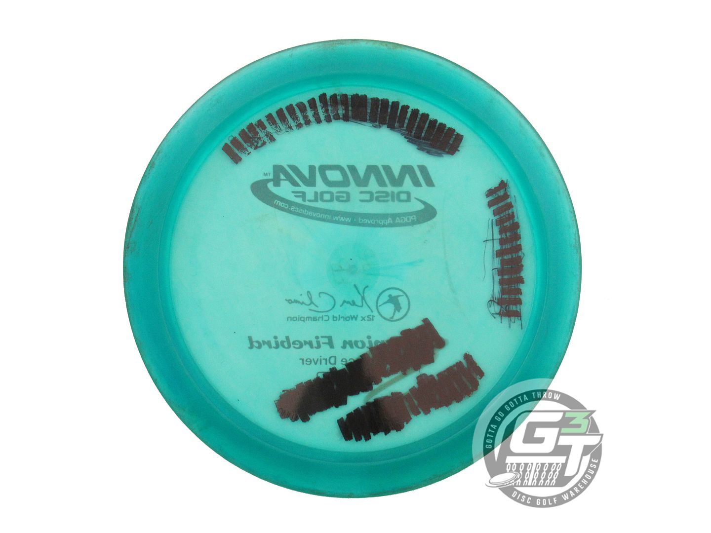 USED Innova Champion Firebird 175g Teal Red Foil Distance Driver Golf Disc