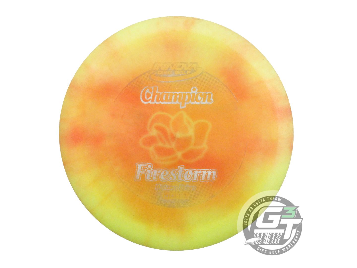 USED Innova Champion Firestorm 172g Yellow HOME DYED Distance Driver Golf Disc