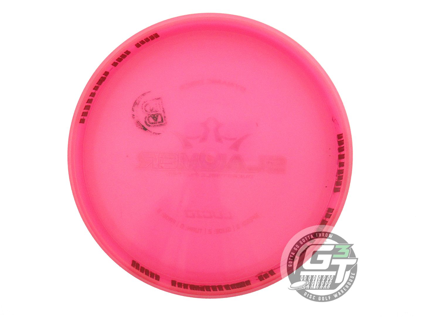 USED Dynamic Discs Lucid Slammer 174g Pink Gold Foil Putter Golf Disc