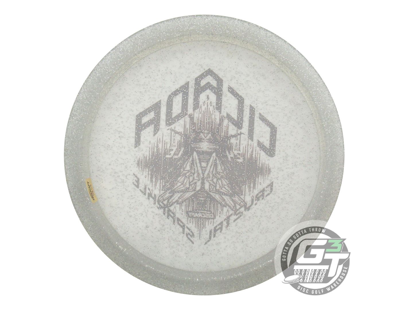 NOS Discraft [LEDGESTONE] CryZtal Sparkle Cicada 176g Smoke Fairway Driver Disc
