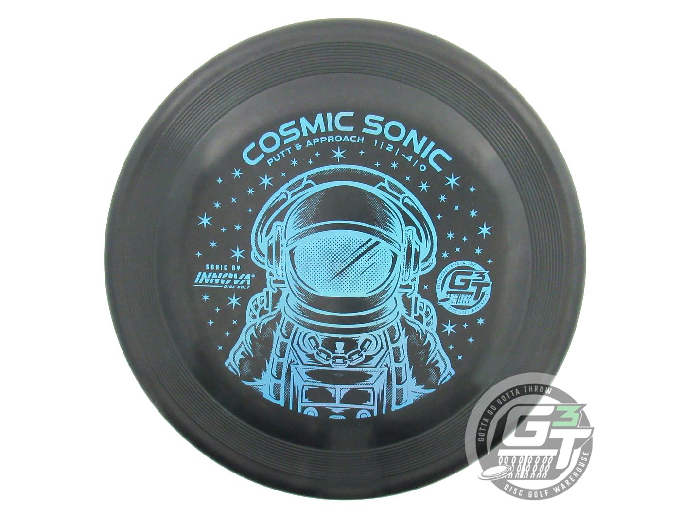 USED Innova COSMIC Star Sonic 175g Black Blue Holo Foil Putter Golf Disc