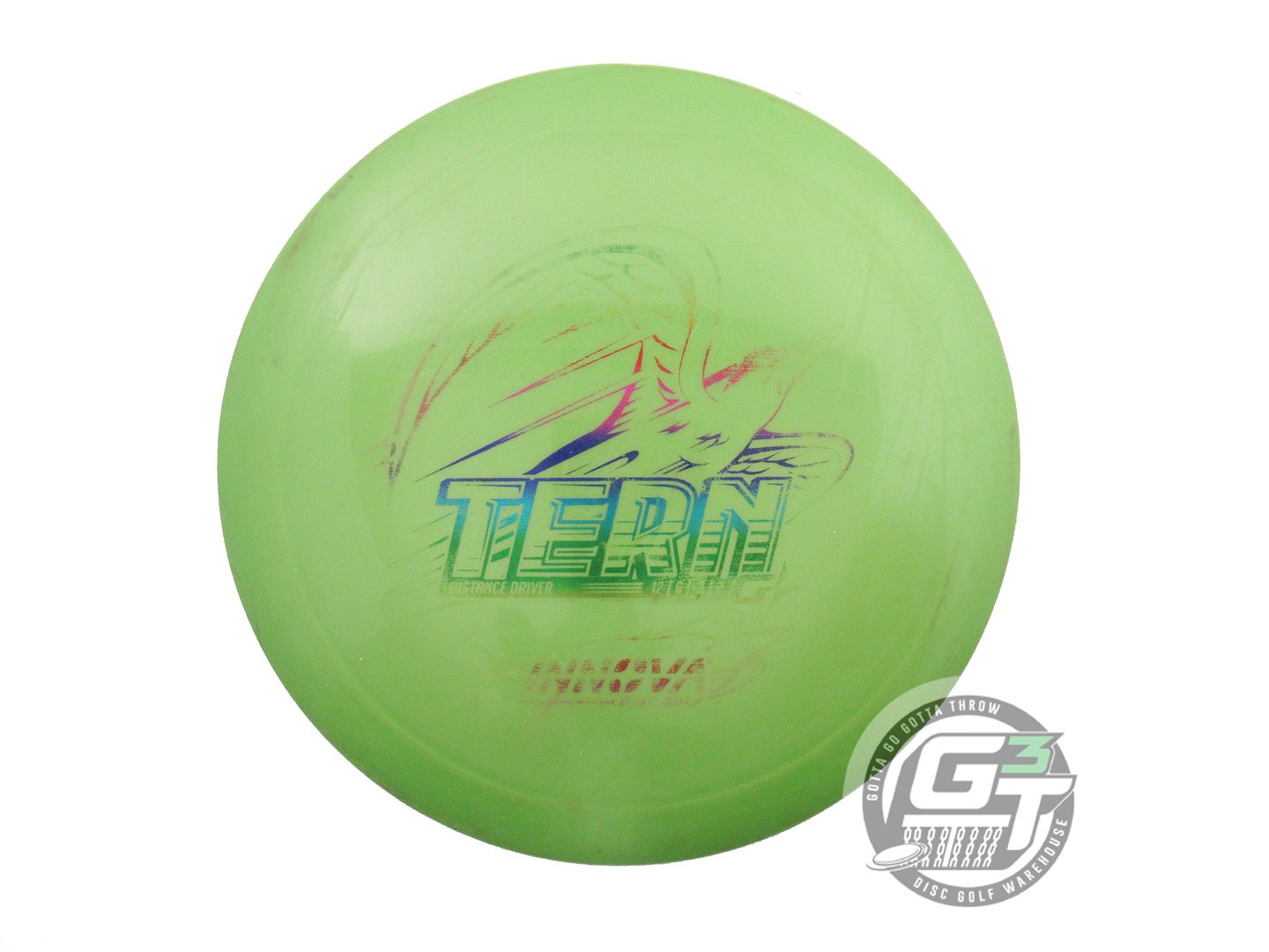 USED Innova GStar Tern 169g Lime Rainbow Foil Distance Driver Golf Disc