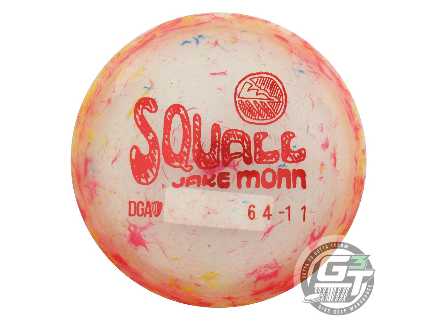 DGA Limited Edition 2025 Tour Series Jake Monn Granite Blend Squall Midrange Golf Disc (Individually Listed)