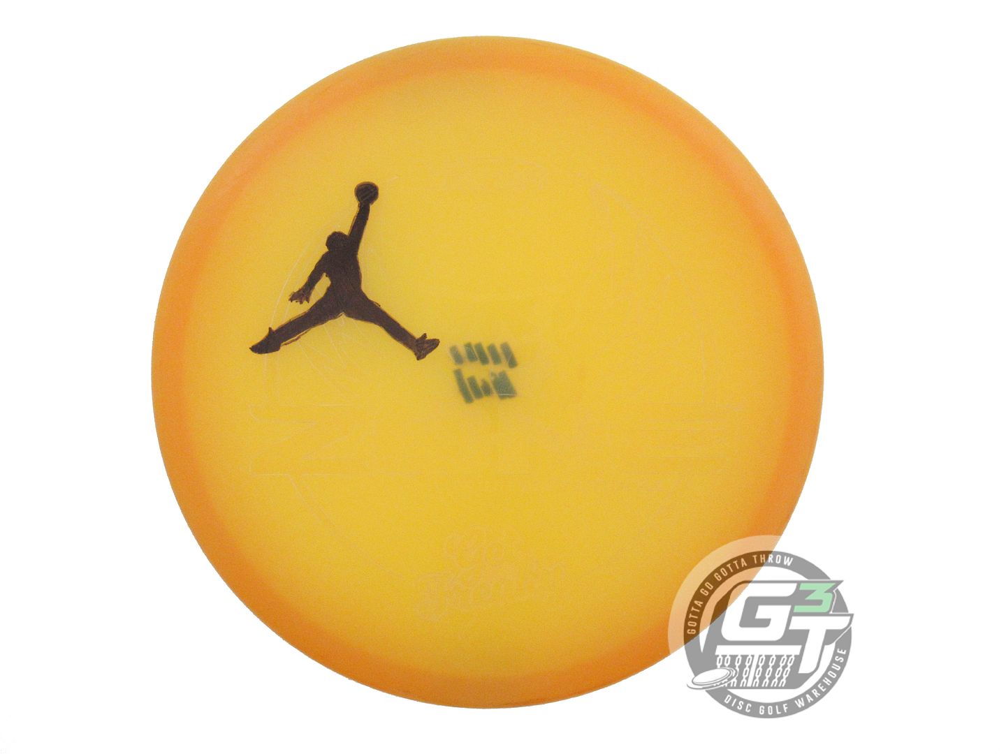 USED Discraft [SMITH] CryZtal FLX Zone 176g Orange Wiped Stamp Putter Golf Disc