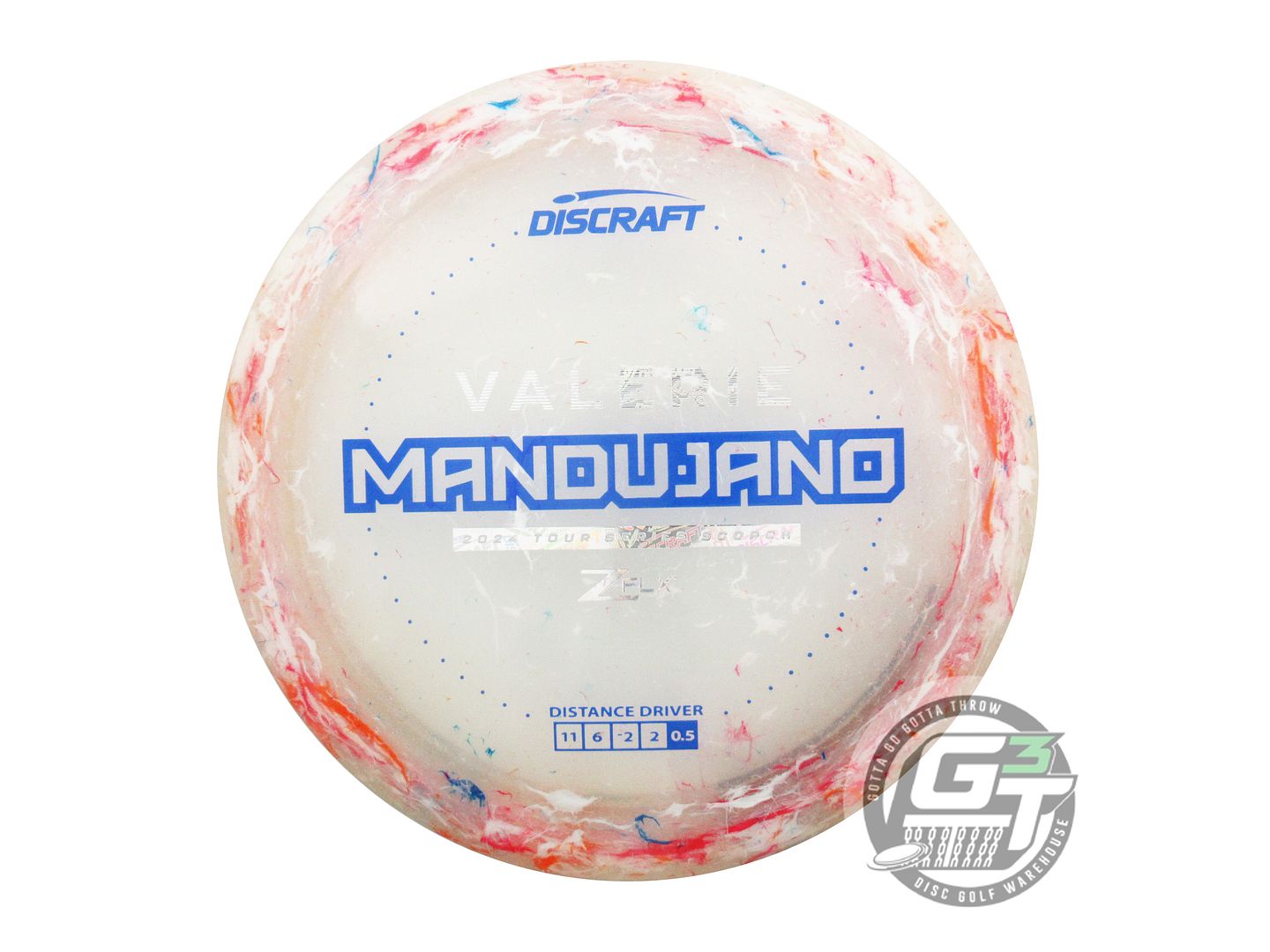 USED Discraft [MANDUJANO] Jawbreaker Z FLX Scorch 176g Blue Stamp Driver Disc