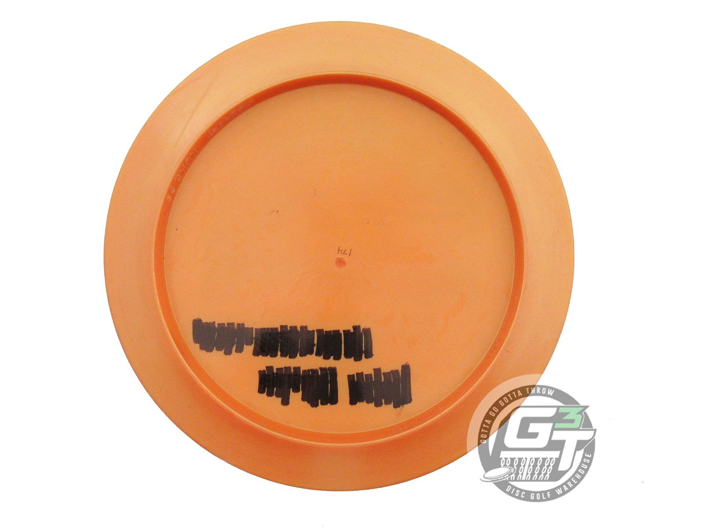 USED Discraft Titanium Nuke SS 174g Orange Lime Laser Foil Distance Driver Disc