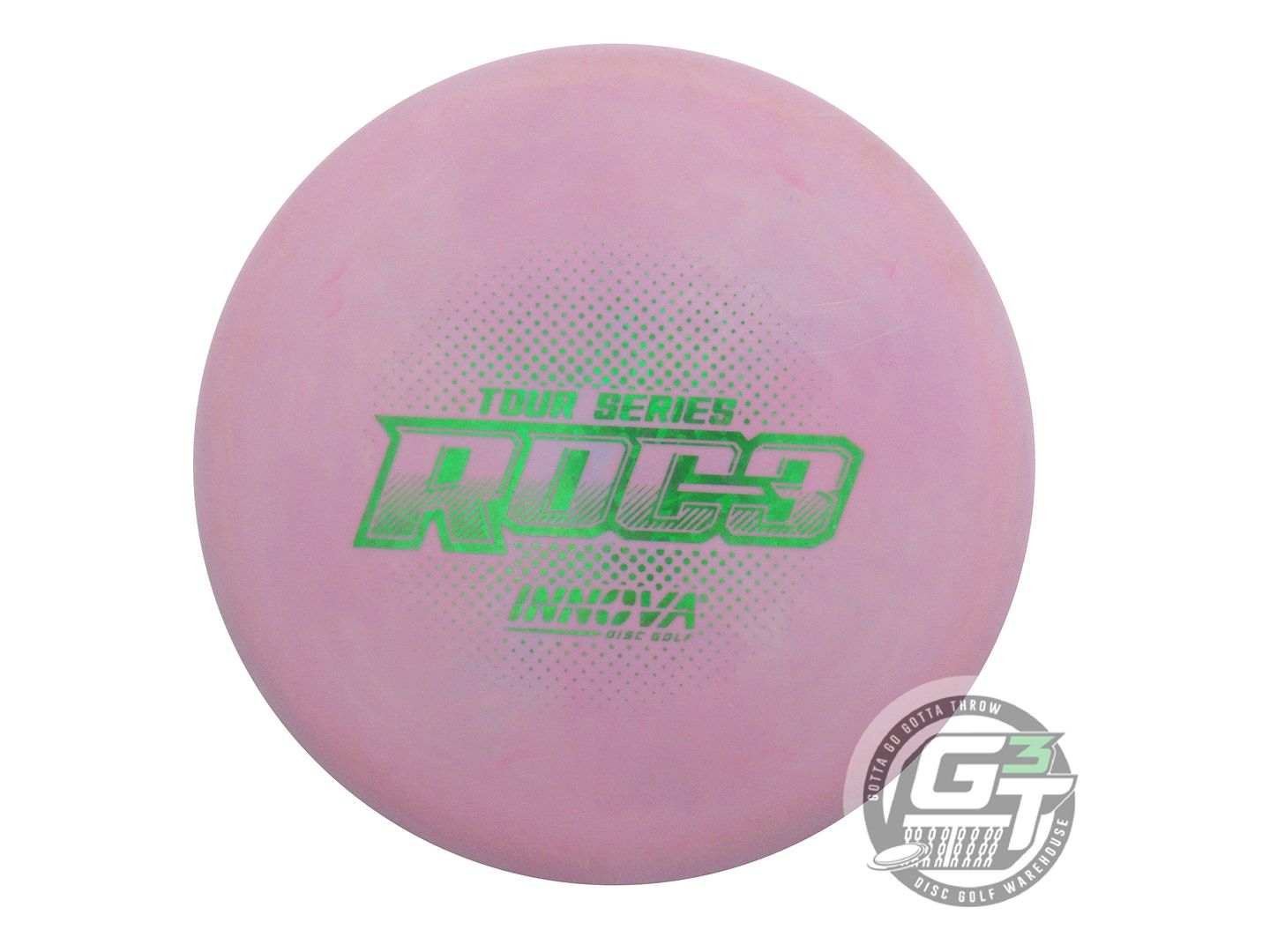 USED Innova [TOUR SERIES] Glow Pro Roc3 174g Pink Green Shatter Midrange Disc