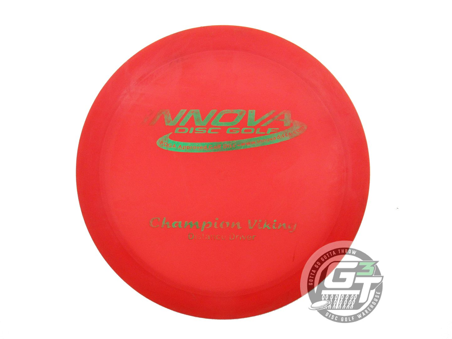 USED Innova Champion Viking 172g Red Green Foil PFN Distance Driver Golf Disc