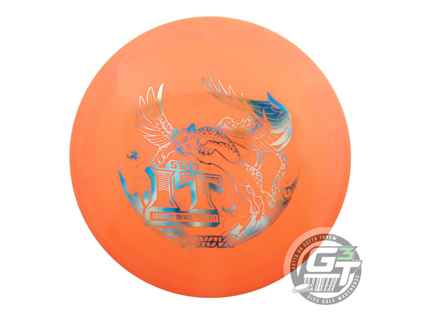 USED Innova Star IT 172g Orange Teal Cloud Foil Fairway Driver Golf Disc