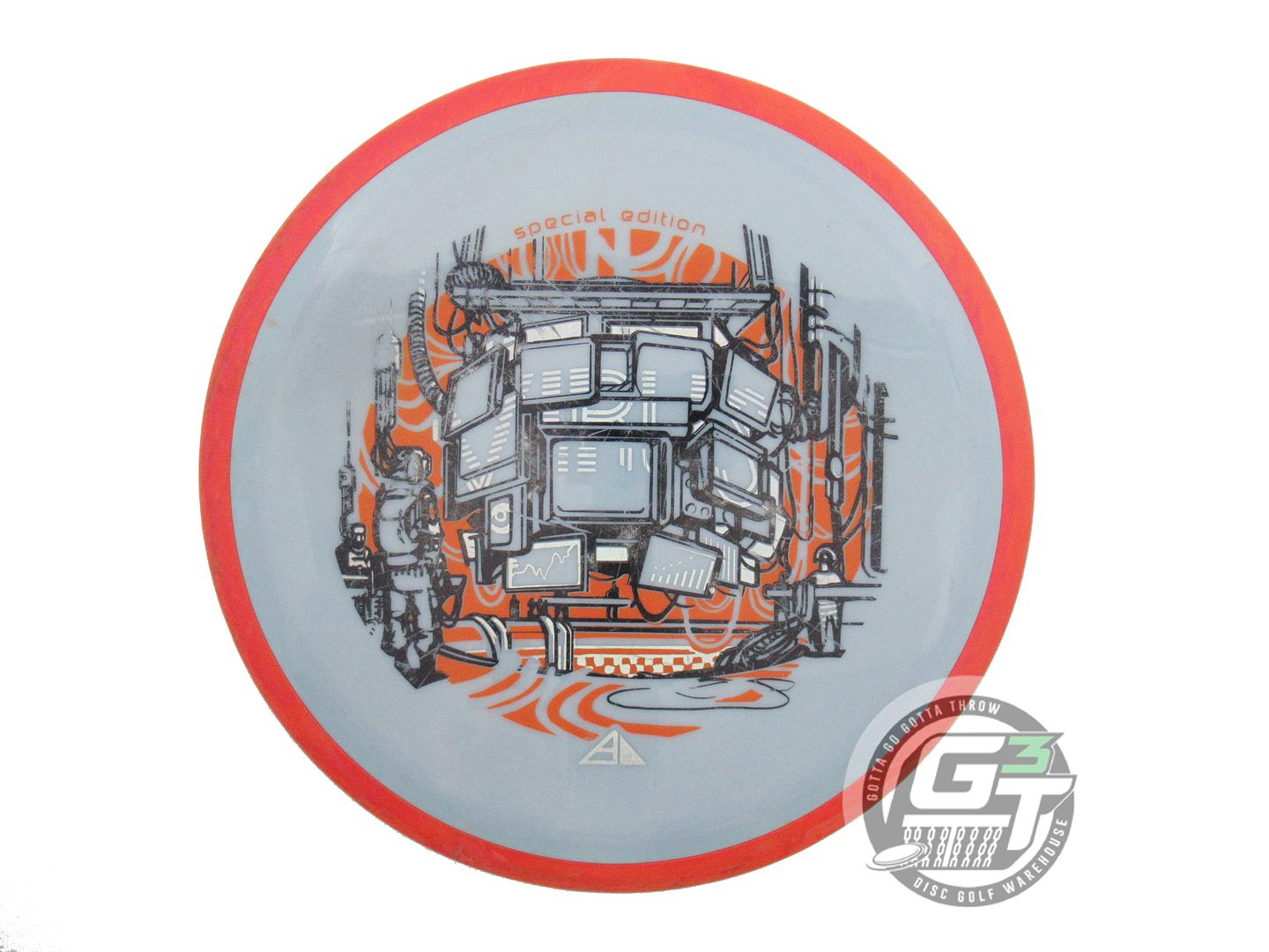 USED Axiom Discs [SE] Neutron Virus 174g Sky Blue Orange Rim Driver Disc